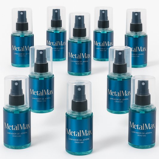 10 Limpiadores de joyeria MetalMax 100ml